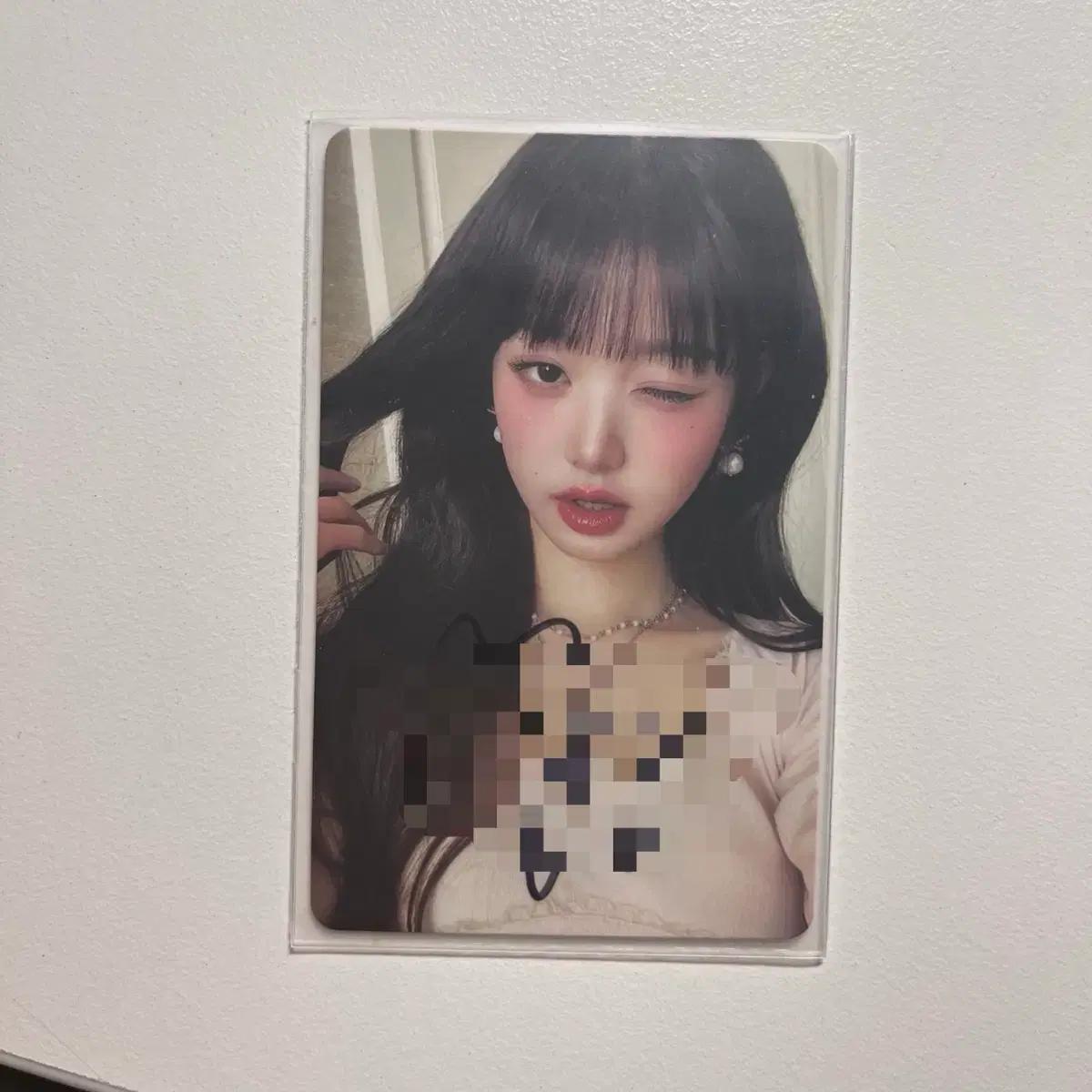인증 있는 아이브 마인 원영 싸인포토카드 양도 판매 교환 개별 일괄 분철