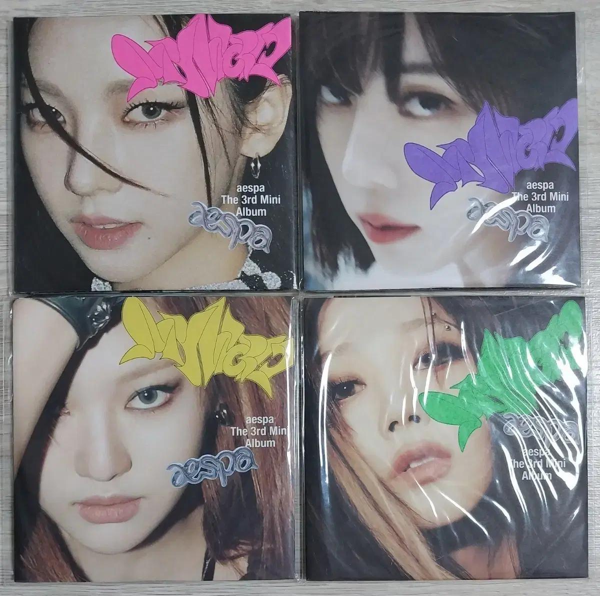 미개봉 4종 세트] 에스파 aespa MY WORLD Poster Ver