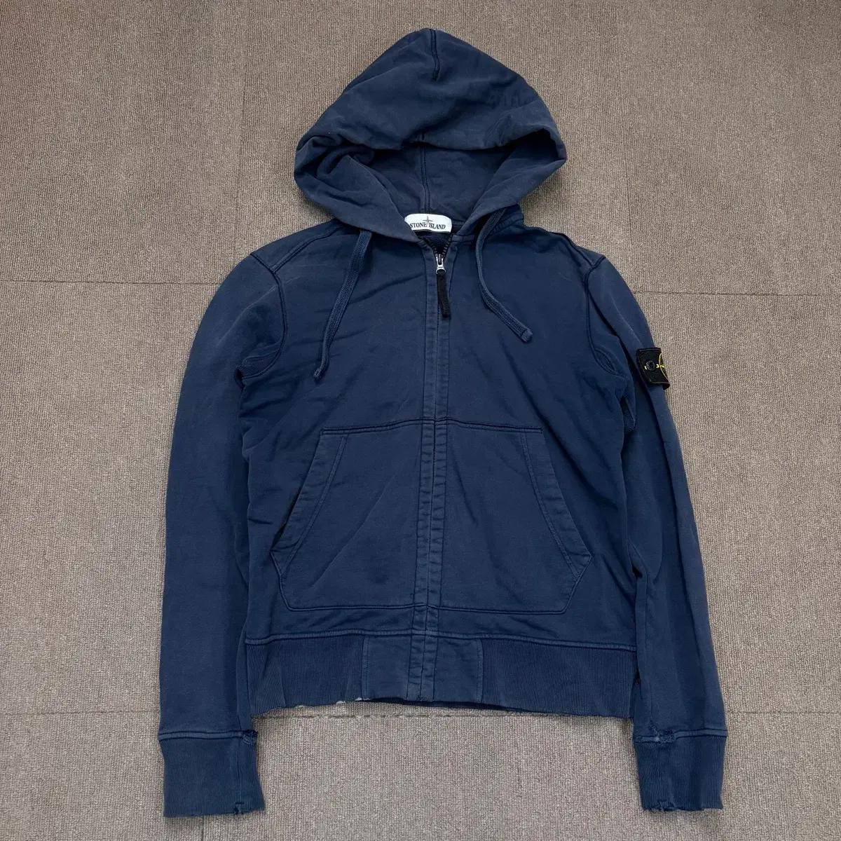 STONE ISLAND 스톤아일랜드 빈티지 와펜 후드집업 s