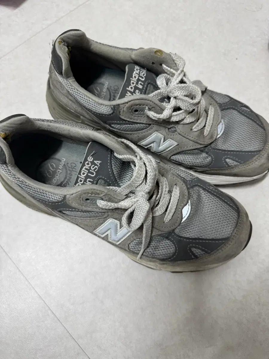 뉴발란스 993 회색 운동화 Made in USA