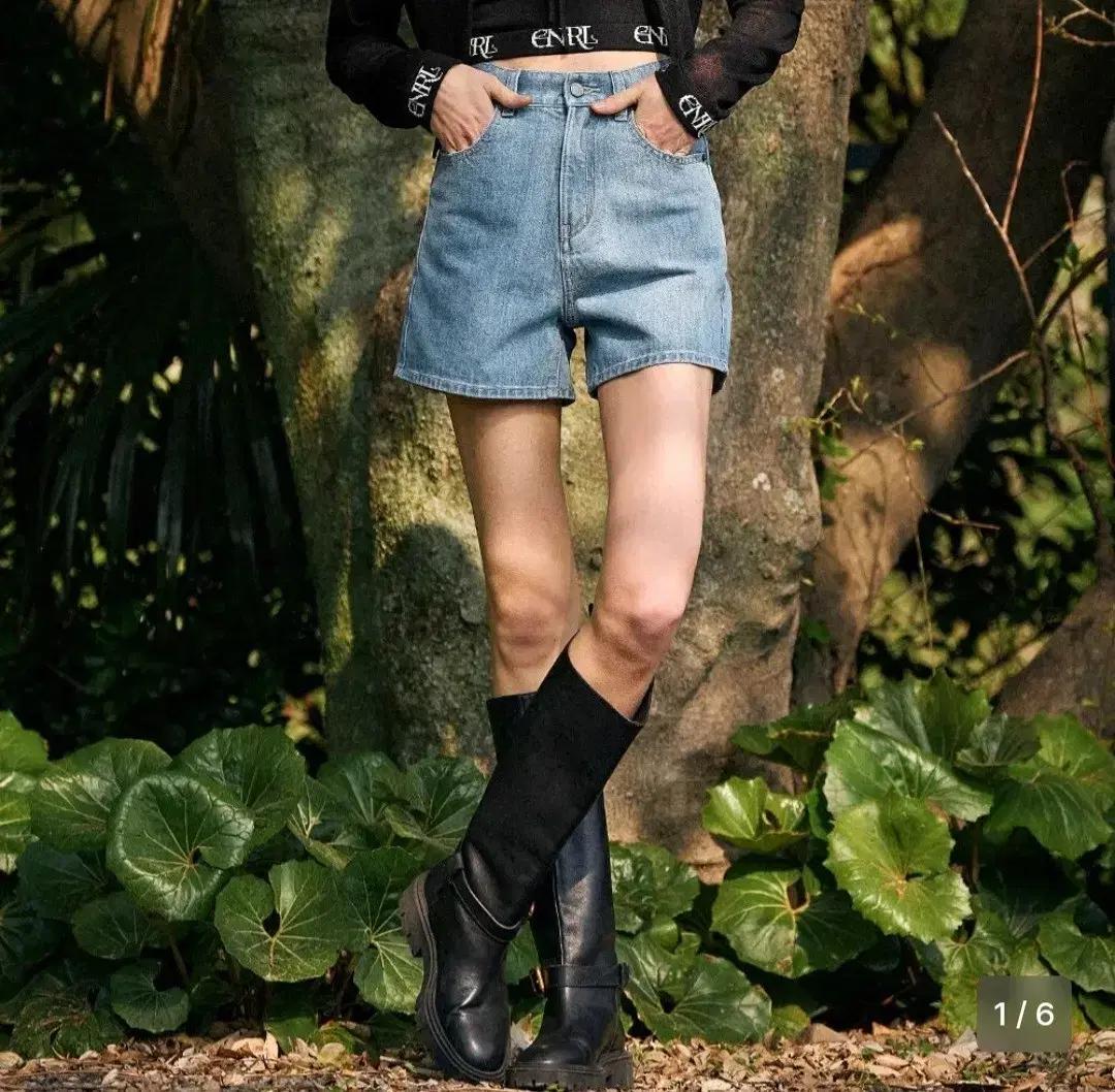 제너럴아이디어 에코 데님 쇼츠 반바지