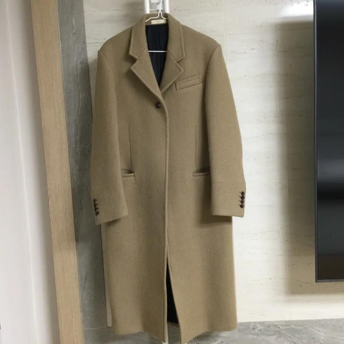 RECTO 렉토 버진울 알파카 롱코트 S