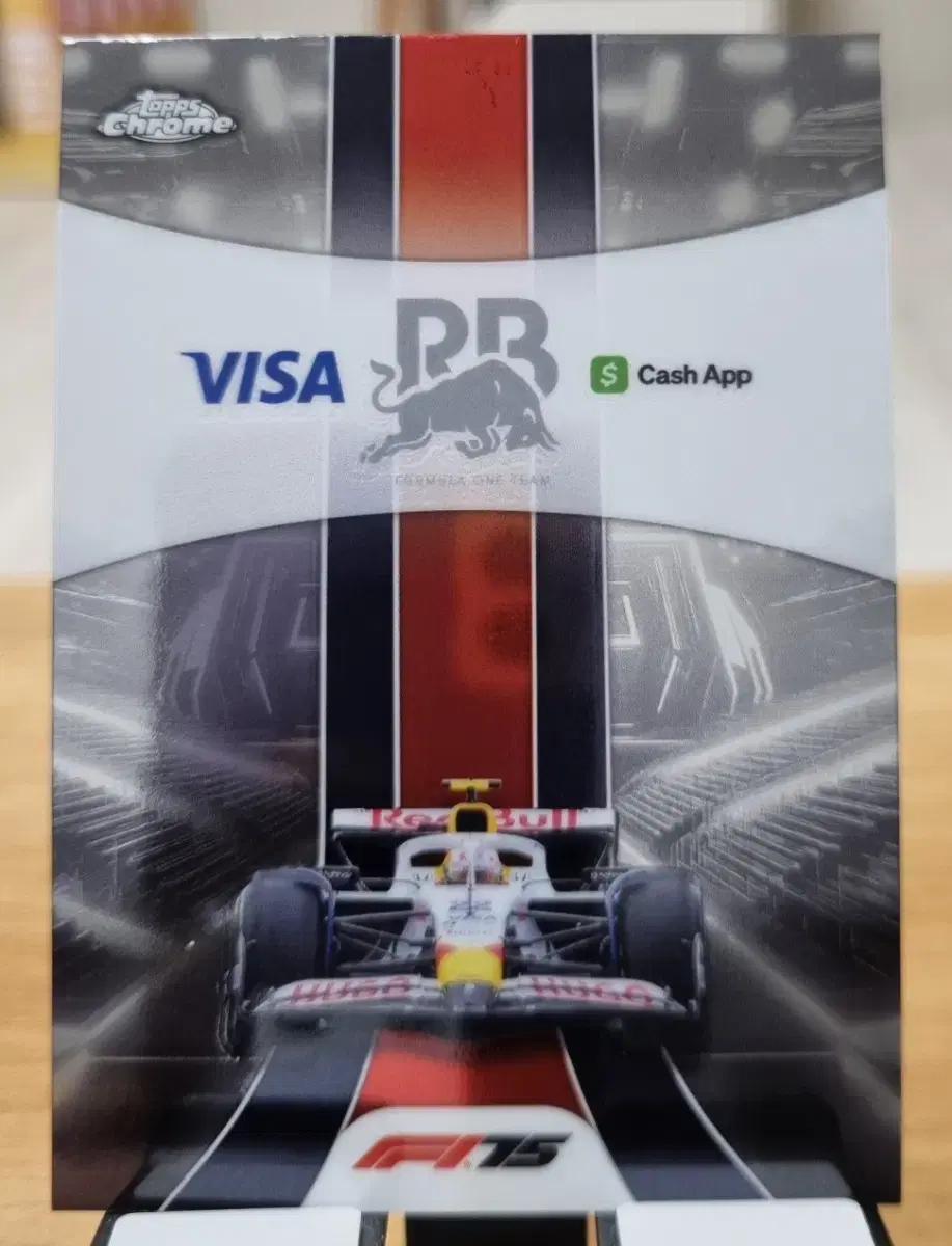 2025 F1 탑스 크롬 레이싱불스 팀 로고 카드