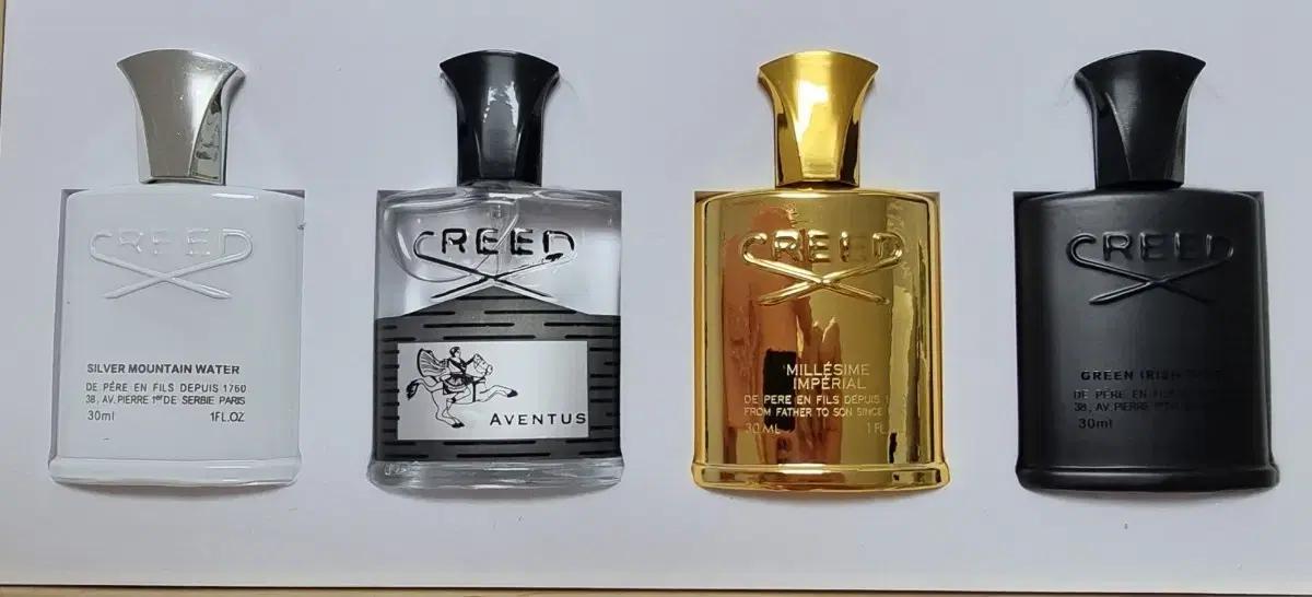 새상품)크리드 향수 30ml 세트 어벤투스/실버마운틴워터 /그린/임페리얼