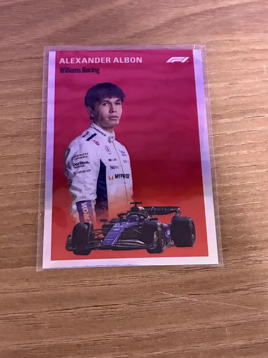 f1 topps 알렉산더 알본 탑스 카드 인서트