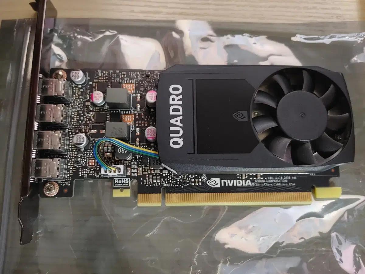 쿼드로 그래픽카드 엔비디아 P600 DP 4포트