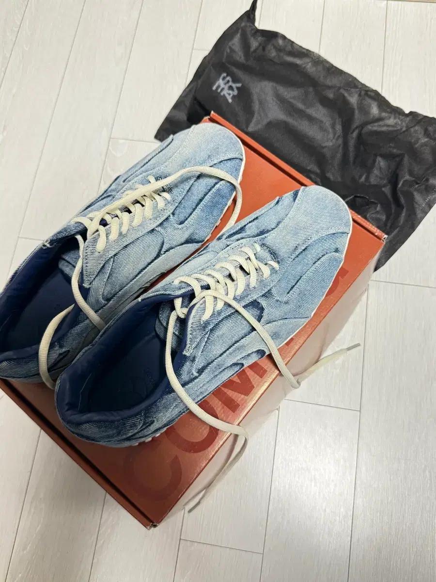 야세 스파이더 워싱 스니커즈 데님 275