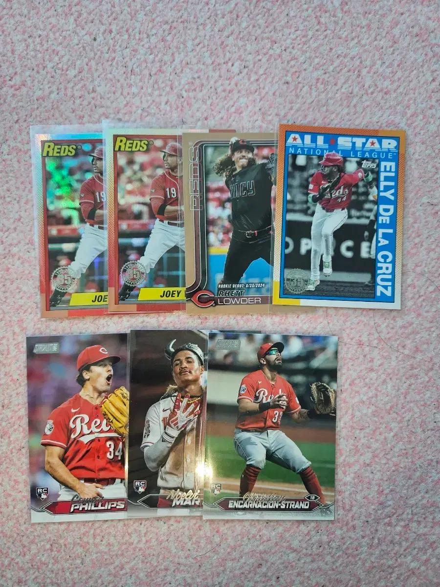2025 MLB 탑스 크롬 신시내티 보토 데라쿠르즈 등등