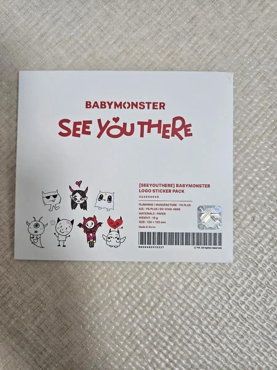 BABYMONSTER LOGO STICKER PACK