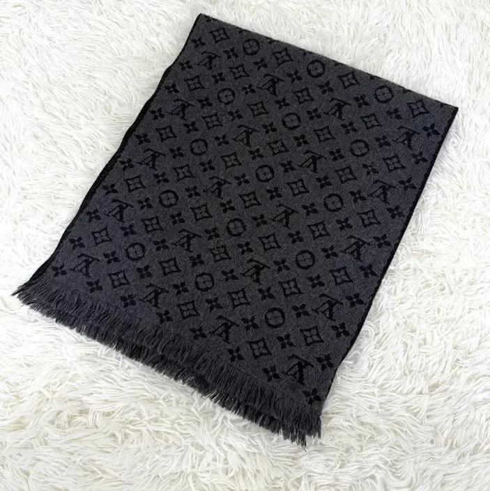 LOUIS VUITTON 모노그램 클래식 머플러 블랙