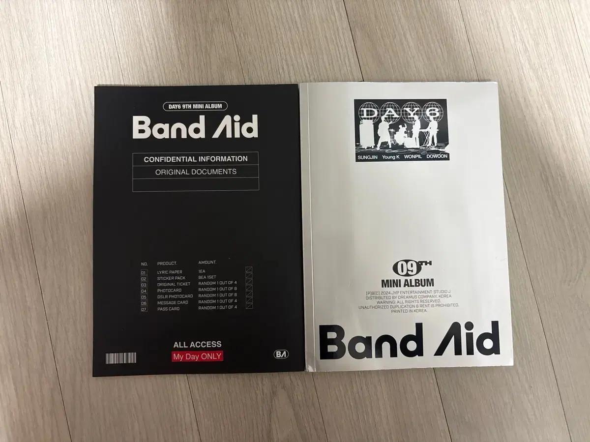 DAY6 Band Aid 앨범