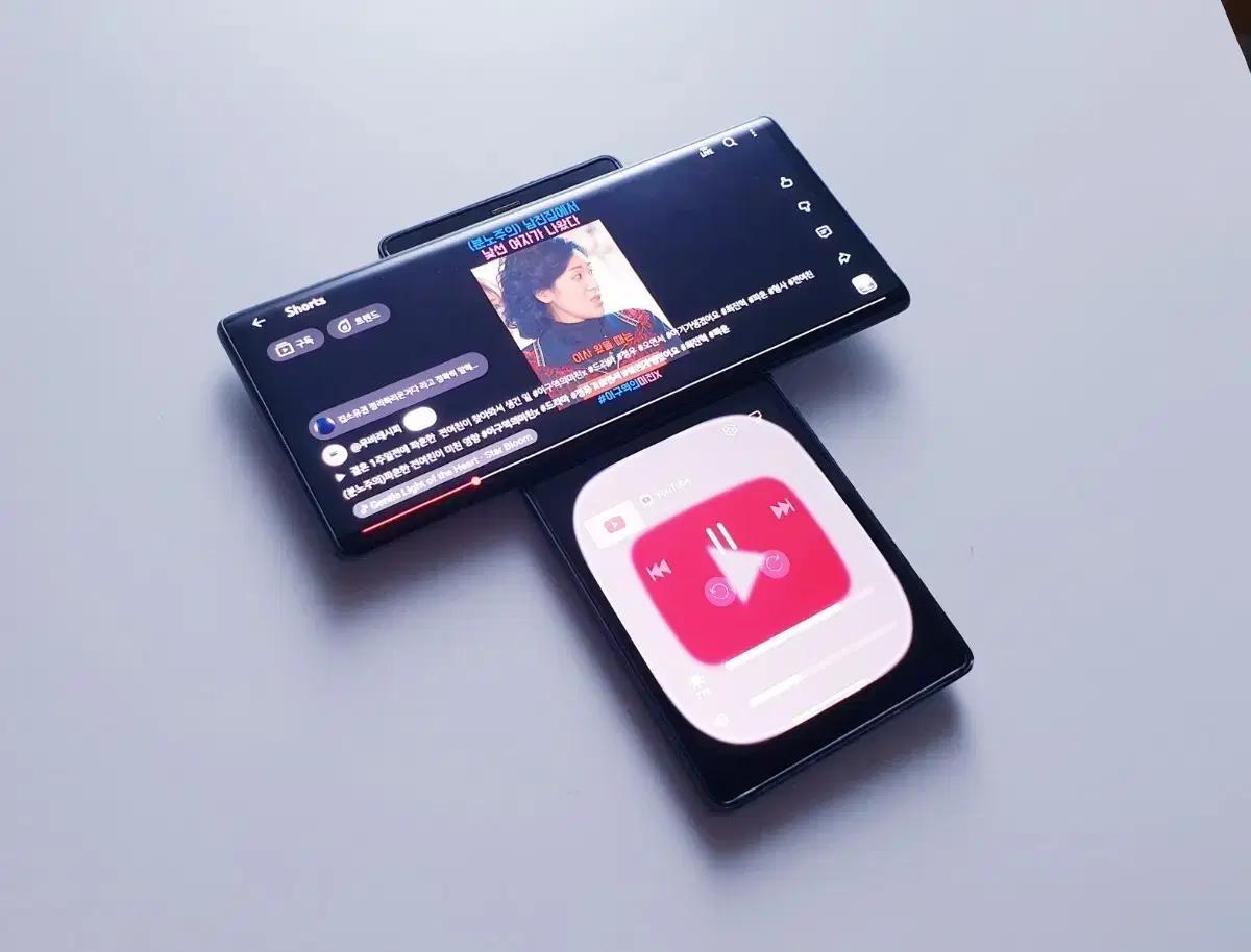 LG 윙 128GB 블랙 폰