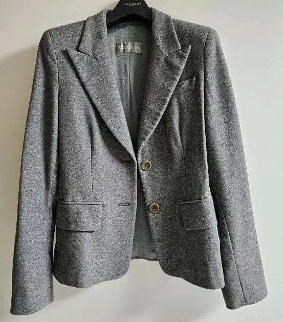 정품 막스마라 여성 자켓 그레이