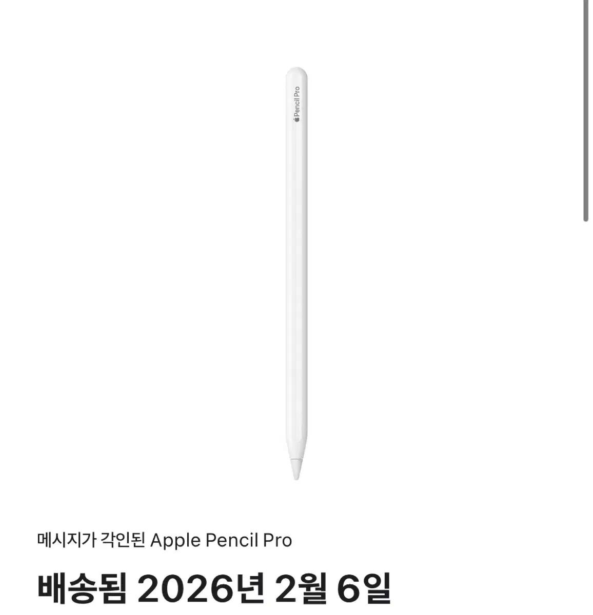 애플 펜슬 프로 개봉 새제품