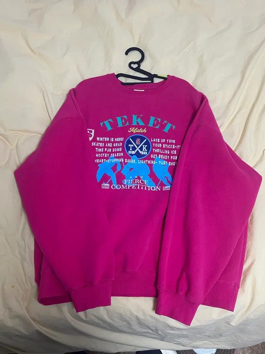 테켓 맨투맨 핑크 L Cole Sweatshirt Pink