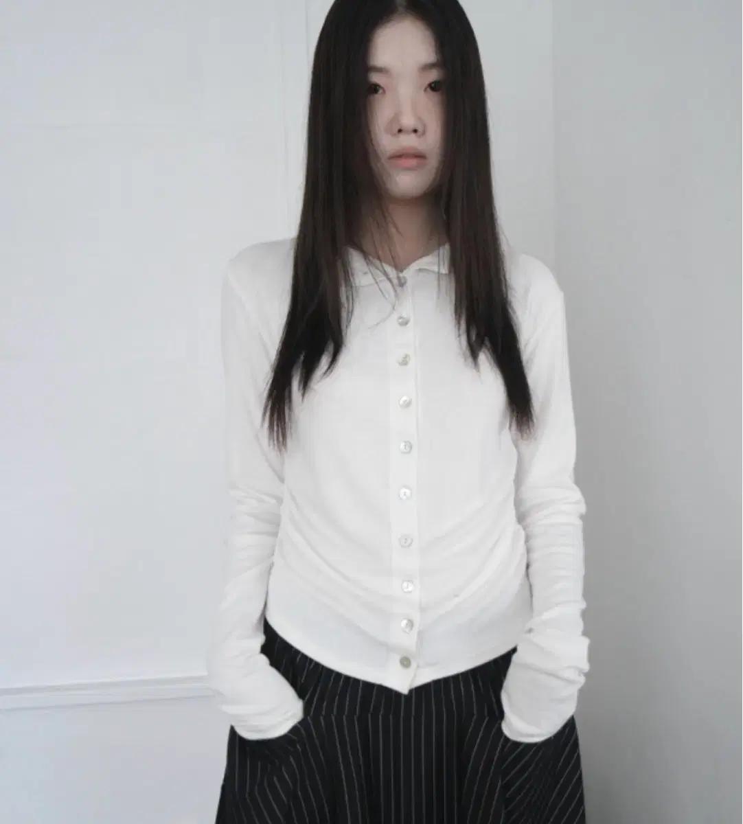 급처) 에프터먼데이 shirring button cardigon