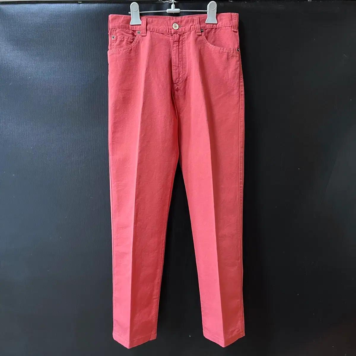 Brunello Cucinelli 코튼 린넨 혼방 팬츠 IT46