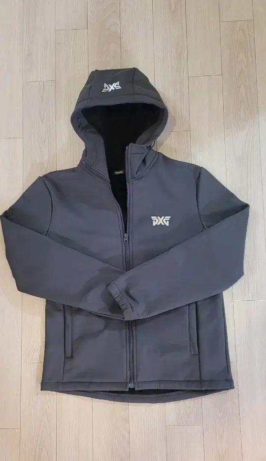 PXG 후드 바람막이 자켓 그레이 90~95