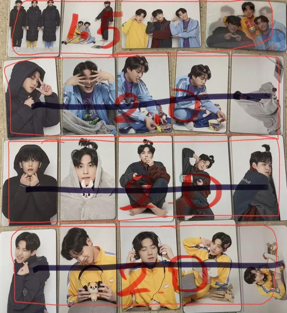 데이식스 이오데 이븐오브데이 윈터 에디션 포카 영케이 원필 도운