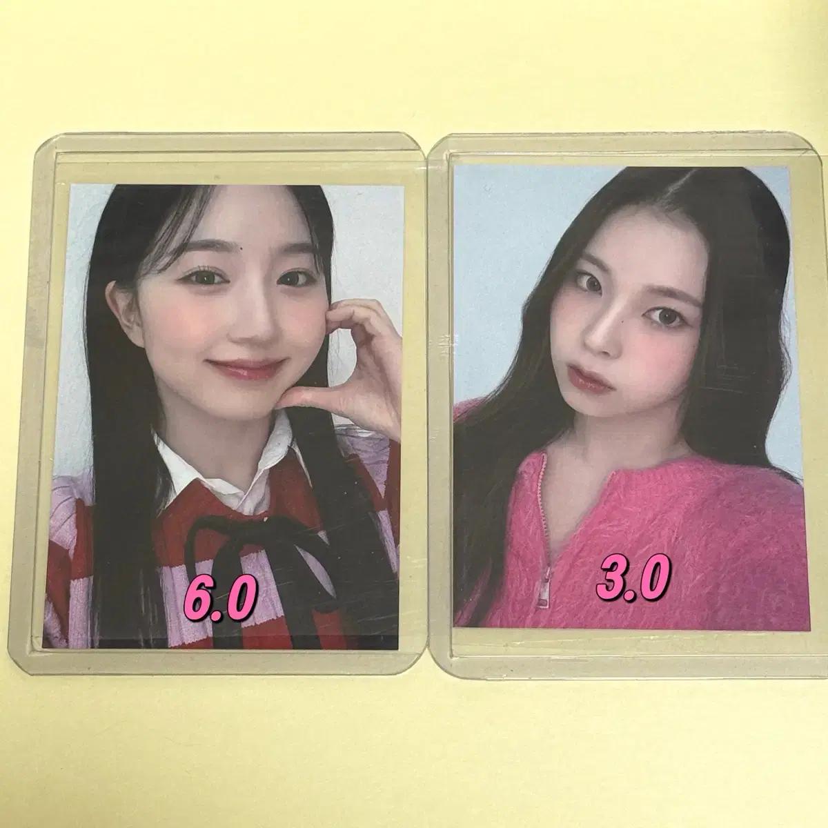 엔믹스 1주년 카페 포카 해원 규진 양도합니다! 릴리설윤배이지우메이크스타