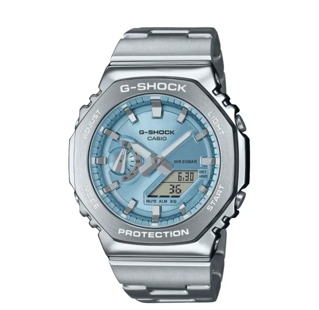지샥G-SHOCK GM-2110D-4ADR 스카이블루.새제품.