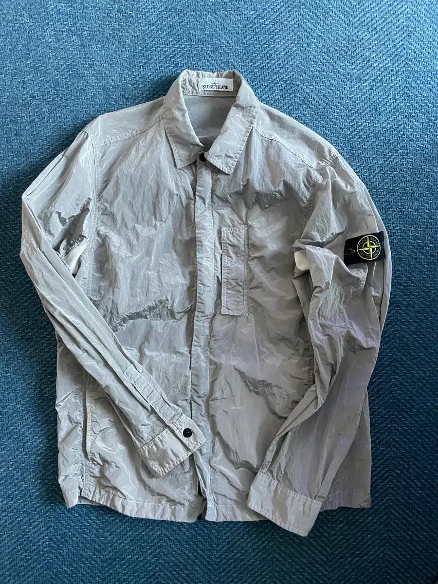 stone island nylon overshirt