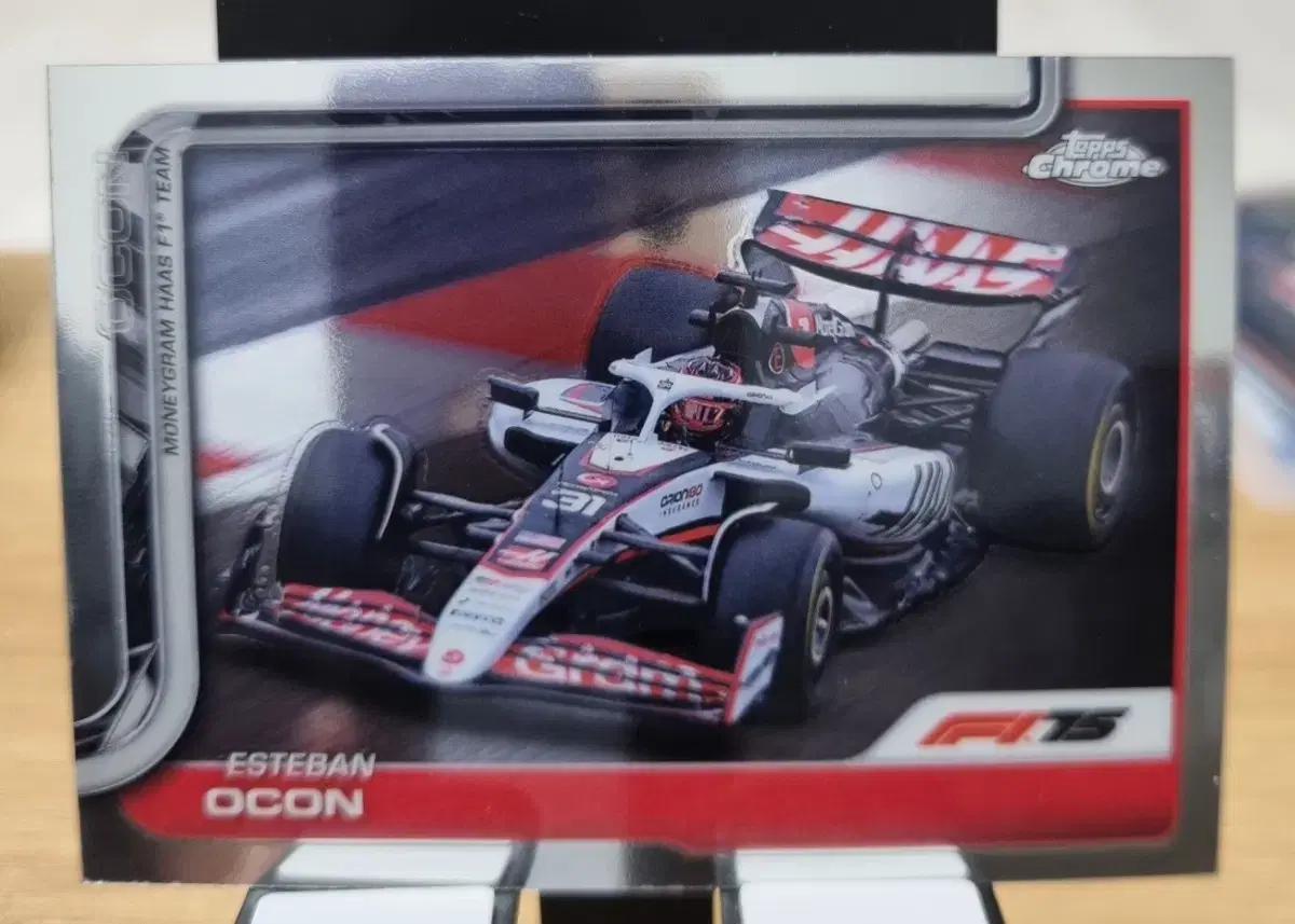 2025 F1 탑스 크롬 에스테반 오콘 카드