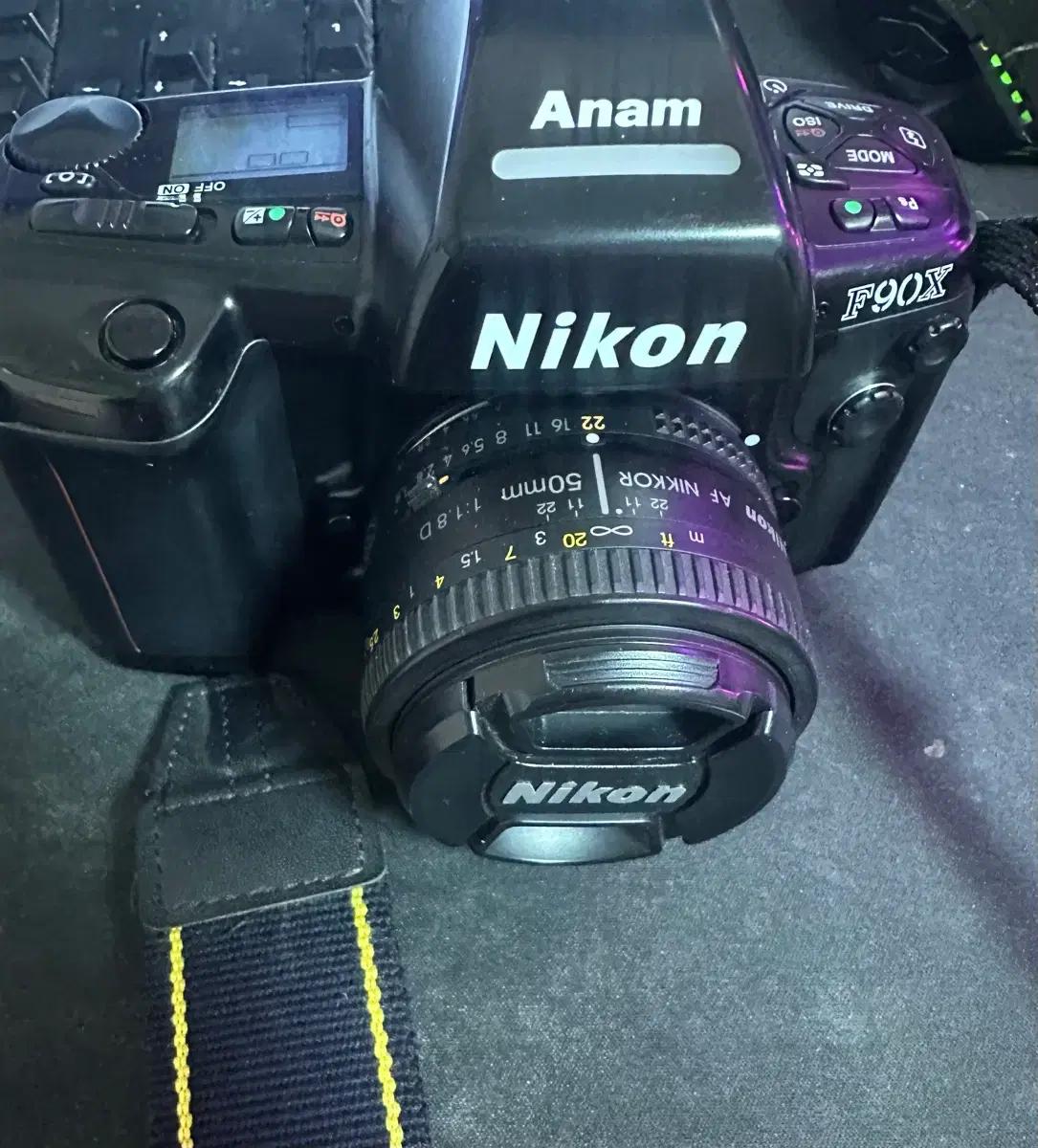 니콘 F90X 50mm 1.8D 렌즈 포함