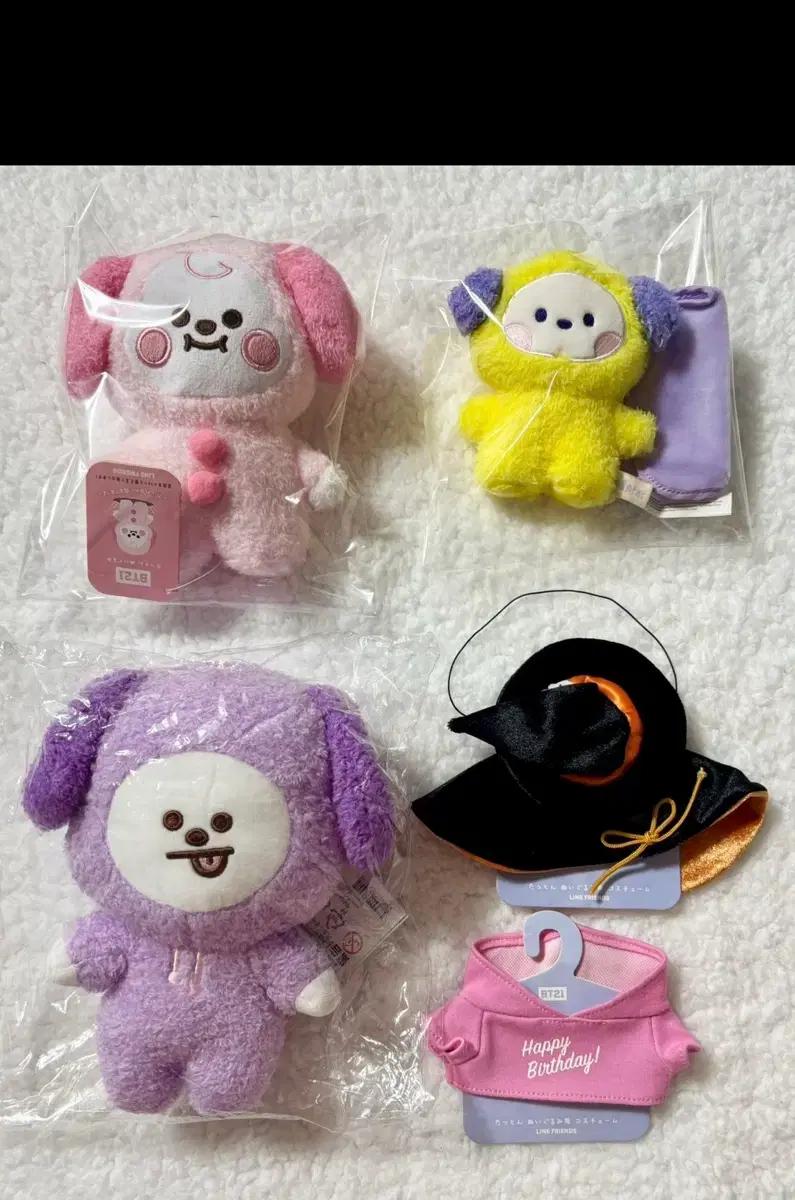 지민 BT21 치미 CHIMMY 미니니 포카 인형옷 방탄콘서트 BTS
