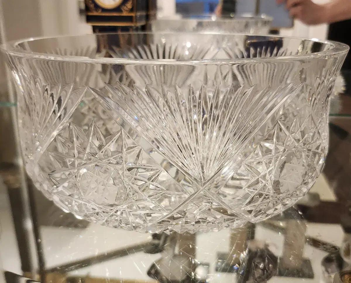 크리스탈 넓은 보울American Brilliance Cut Glass