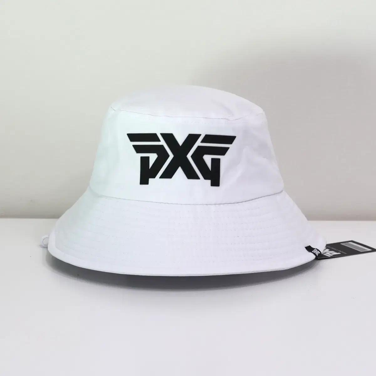 PXG 화이트 골프모자 버킷햇 벙거지 모자