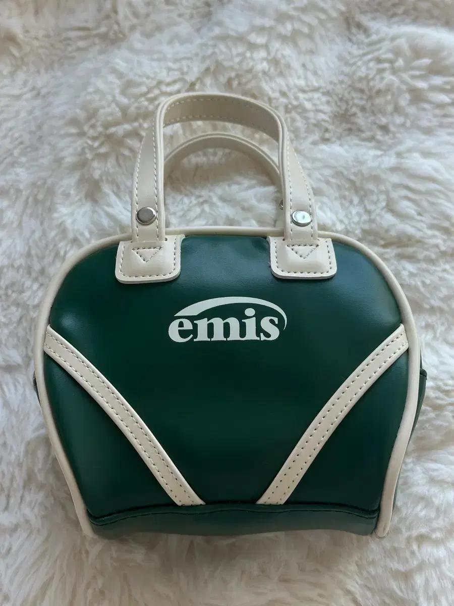 [새상품]emis 에미스 그린 미니백
