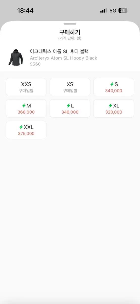아크테릭스 아톰 SL 후디 블랙