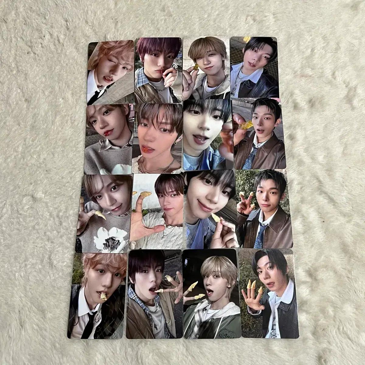 아홉 AHOF 미니2집 미공포 특전 포카 세트