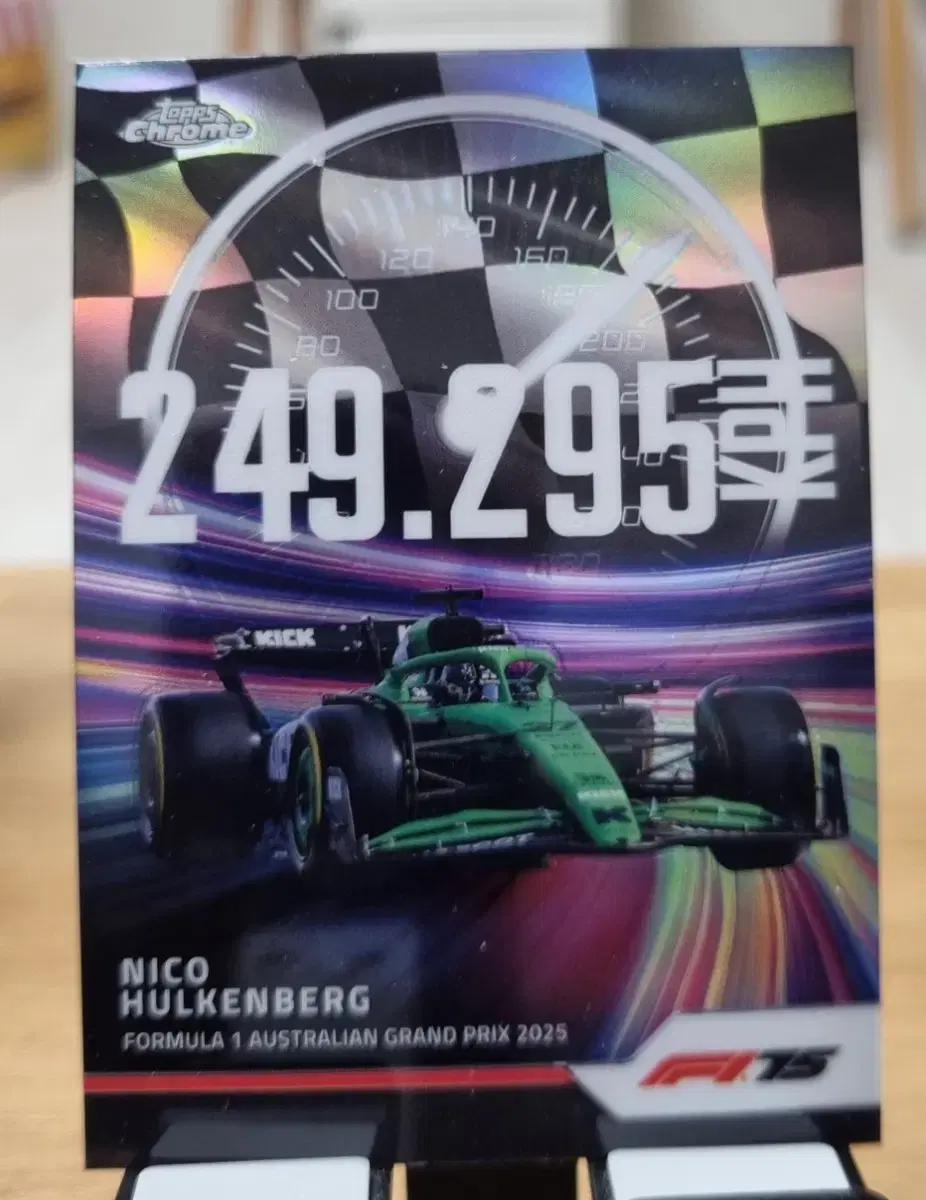 2025 F1 탑스 크롬 니코 훌켄버그 인서트 카드
