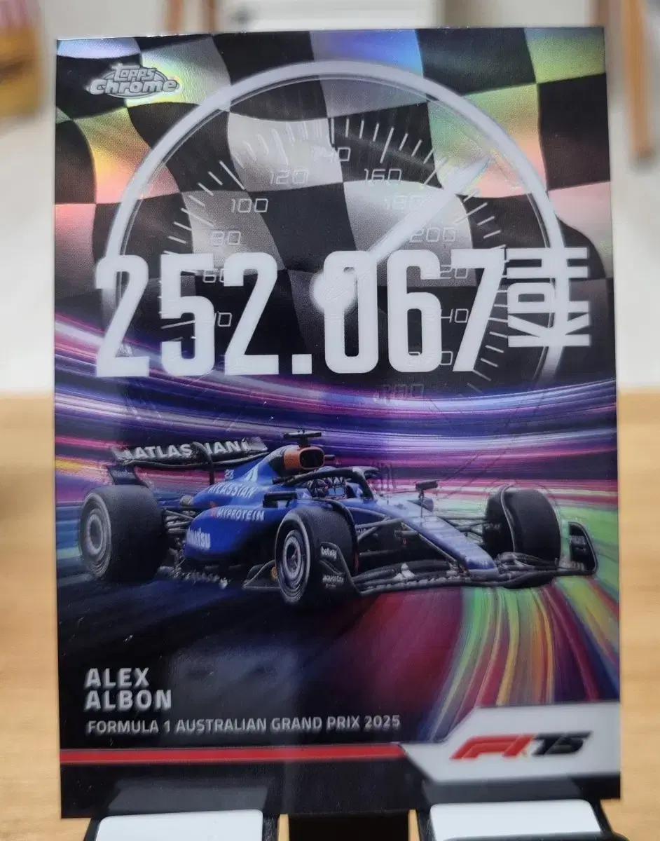 2025 F1 탑스 크롬 알본 인서트 카드
