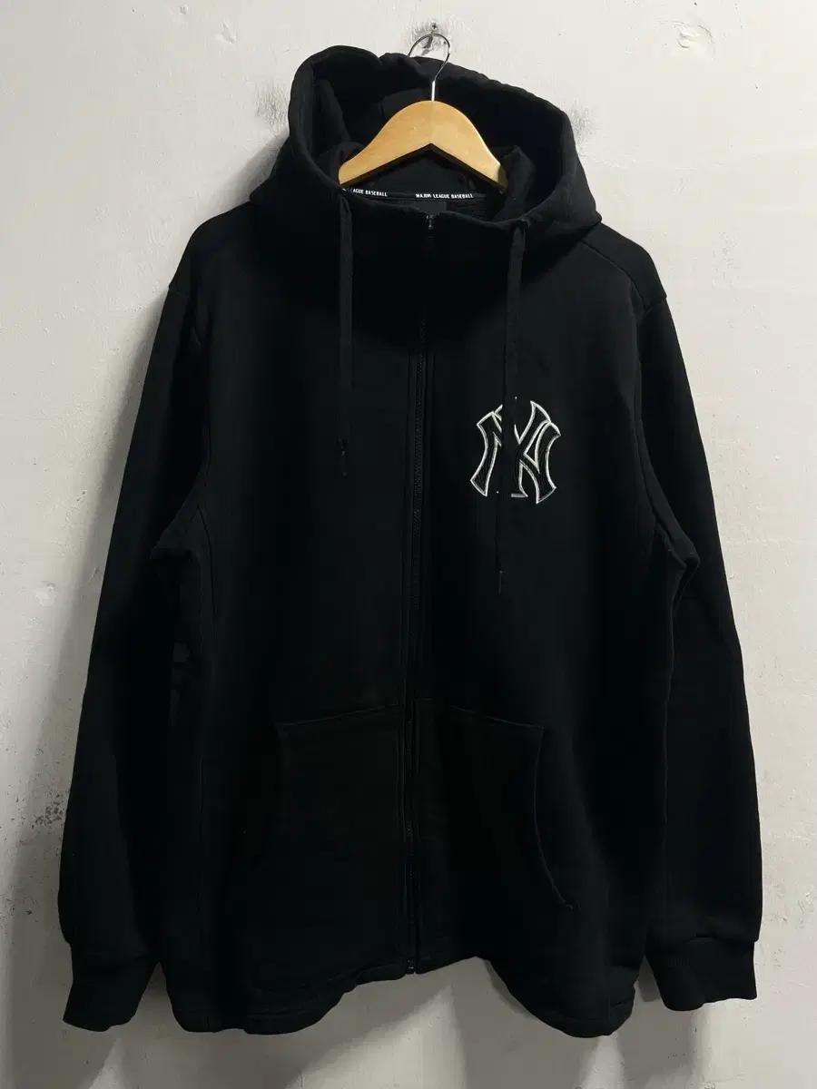 110 MLB NY양키즈 루즈핏 스웻 후드집업 정품