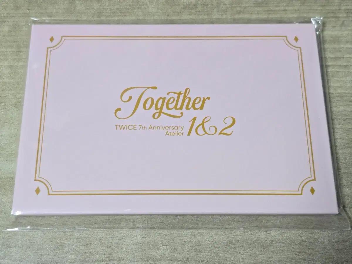 트와이스 7주년 팝업 포스트카드세트 Together 1&2 (twice)