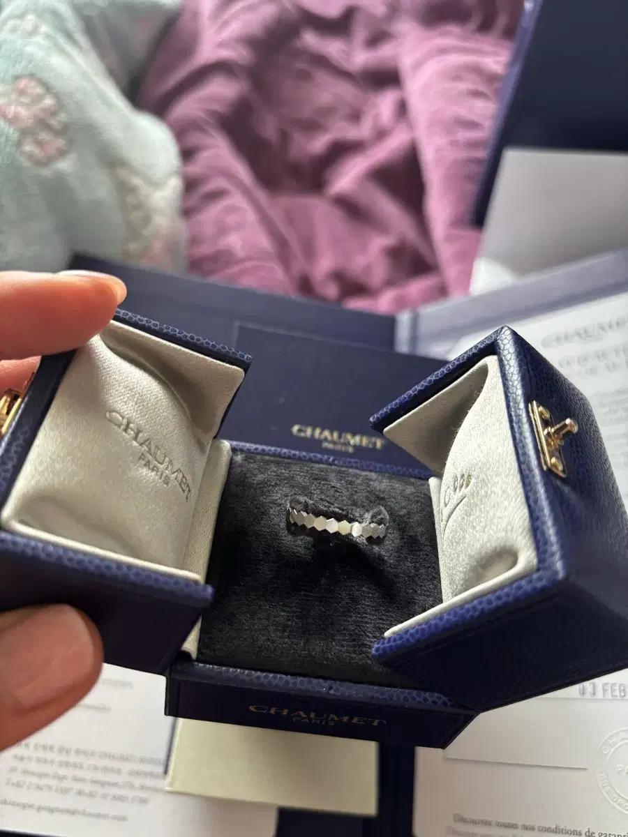 쇼메 Bee De Chaumet 반지 화이트골드 53호 (새상품)