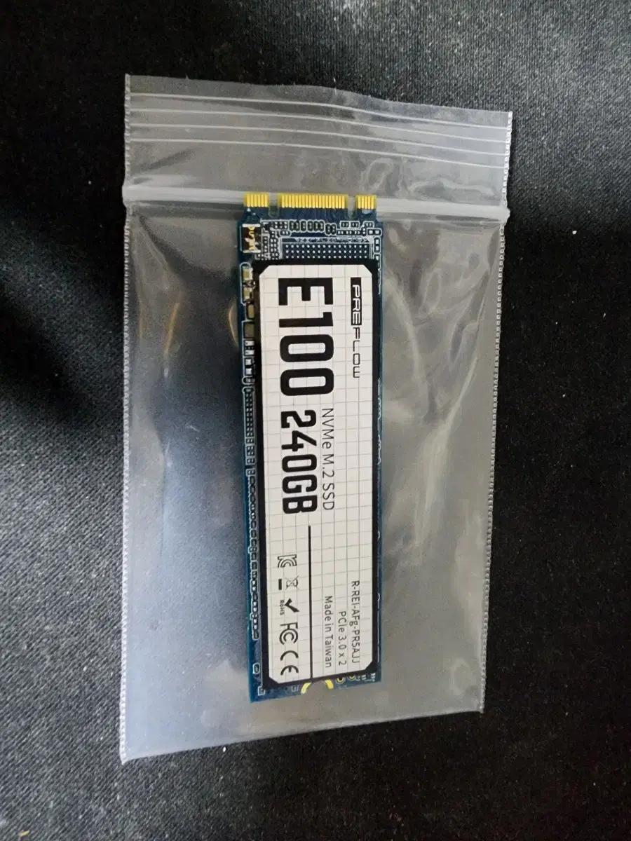 PREFLOW E100 240GB NVMe M.2 SSD 컴퓨터 부품