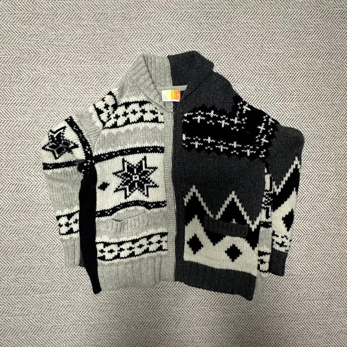 KITH doubtless peaks full zip cardigan