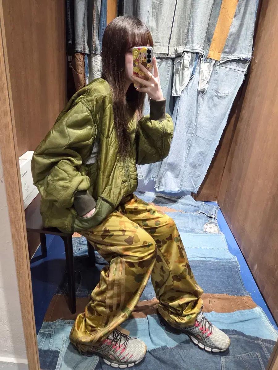 (무료배송) Orleans store 올리언스스토어 퀼팅 투웨이 자켓