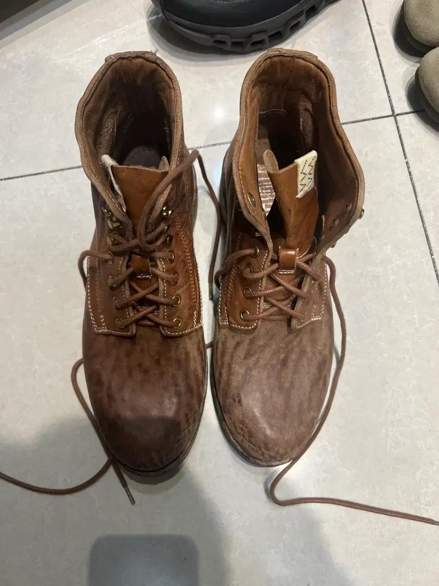 비즈빔/25aw 버질 부츠/브라운/8