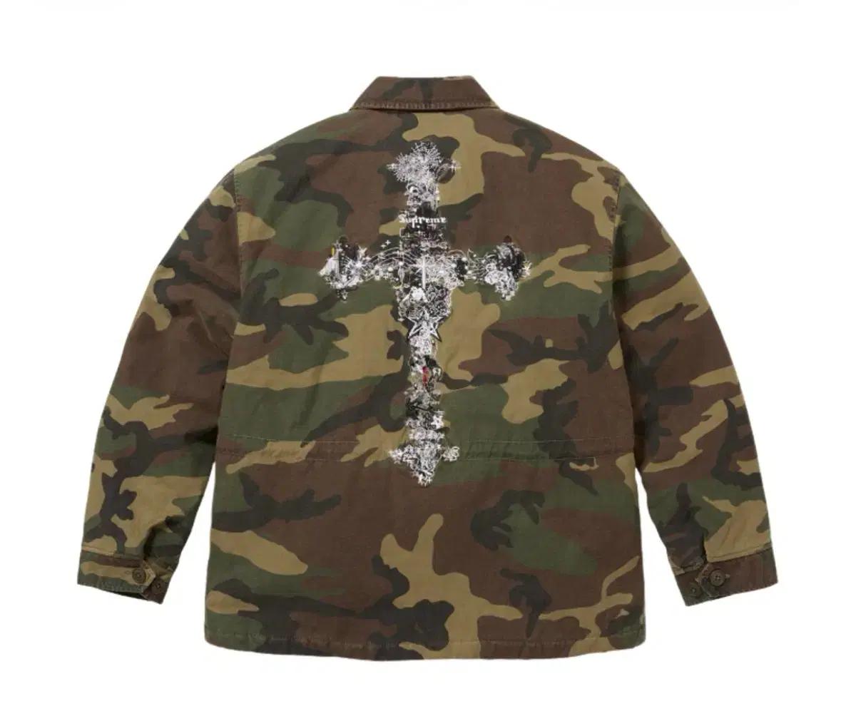 [L] 슈프림 AOI 크로스 M52 자켓 카모 25FW