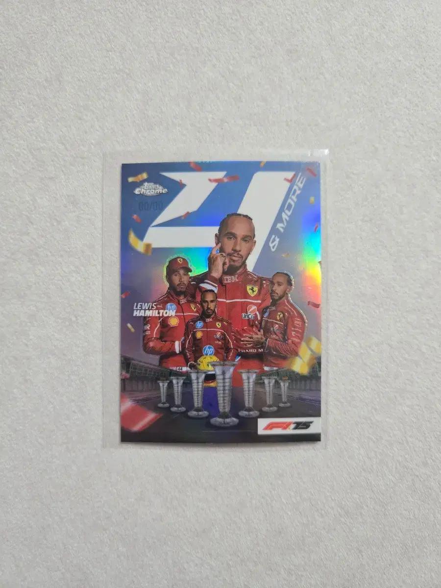 Topps Chrome F1 2025 카드 루이스해밀턴