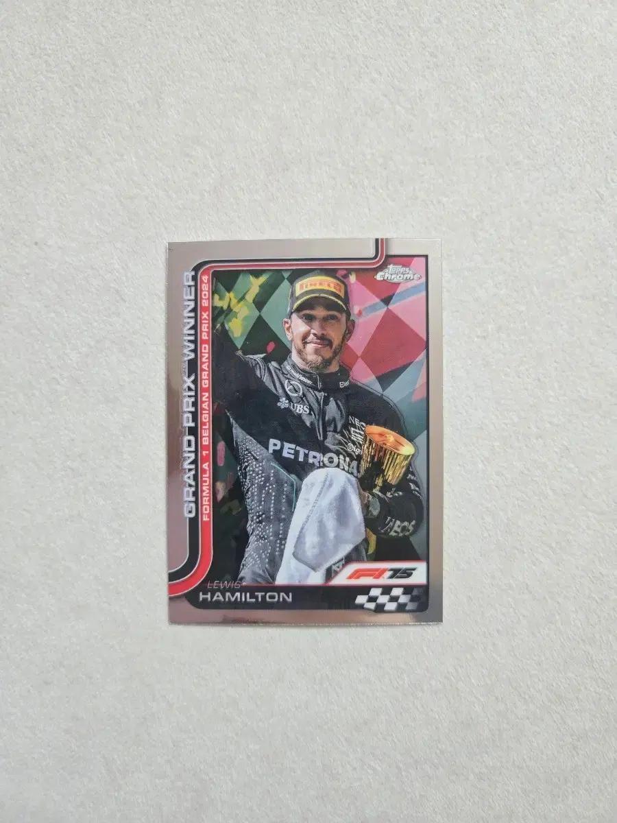 Topps Chrome F1 2025 루이스해밀턴 카드