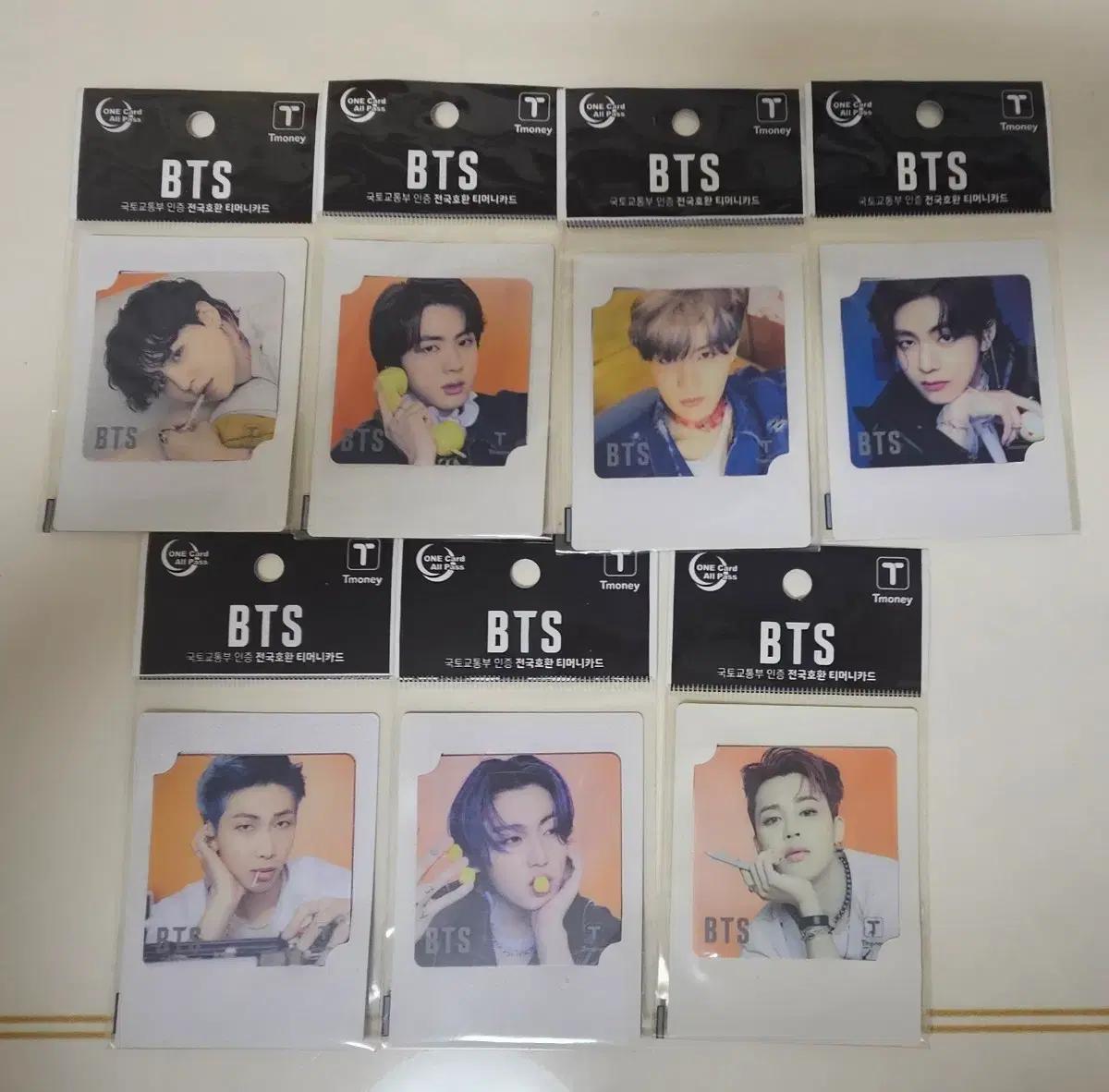 Bts 미니 티머니 교통카드(개당)