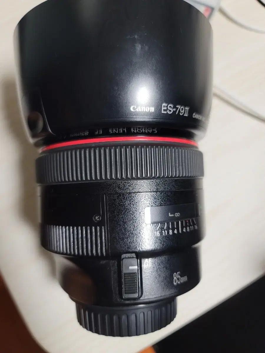 캐논 EF 85MM F1.2 2 렌즈 (만투, 만두 투)