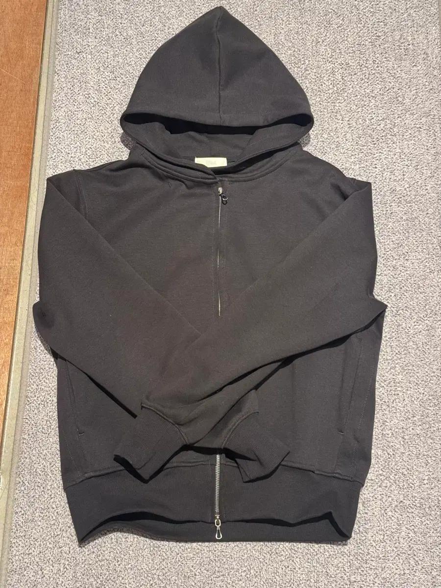러드 후드집업 Wrap Hooded Zip up charcoal L