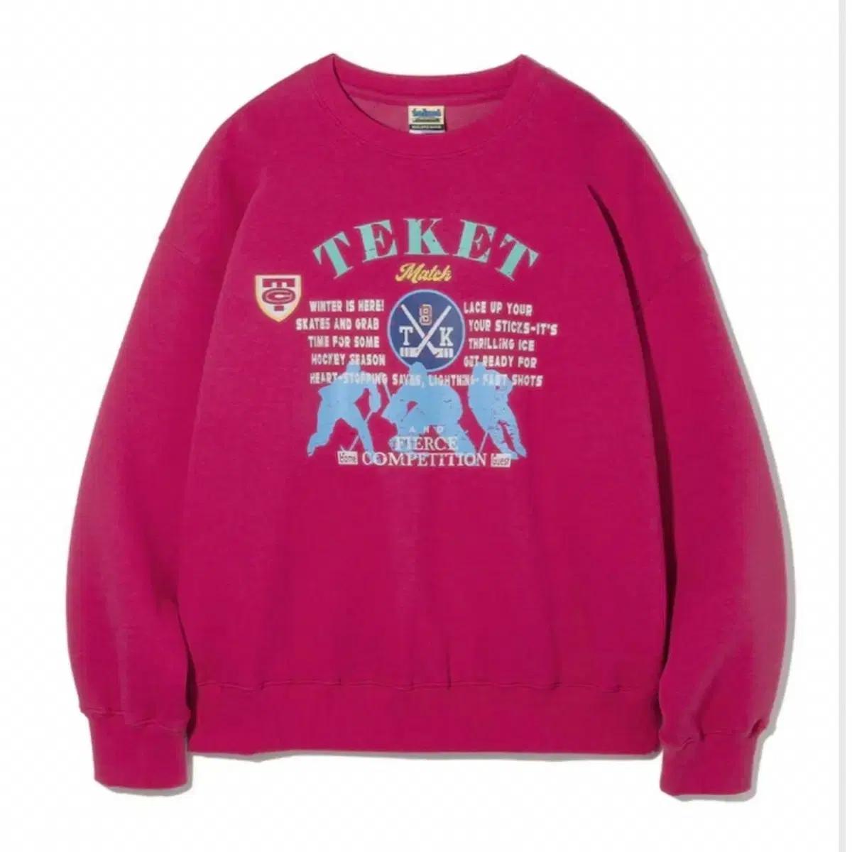 테켓 맨투맨 Cole Sweatshirt Pink